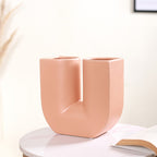 Modern Neutral Tone U Vase Nestasia