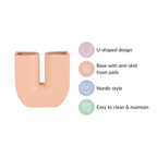 Modern Neutral Tone U Vase Nestasia