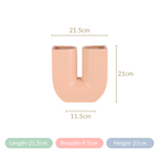 Modern Neutral Tone U Vase Nestasia