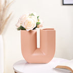 Modern Neutral Tone U Vase Nestasia