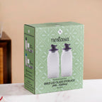 Lattice Glass Storage Container With Blue Bird Lid Set Of 2 2000ml Nestasia