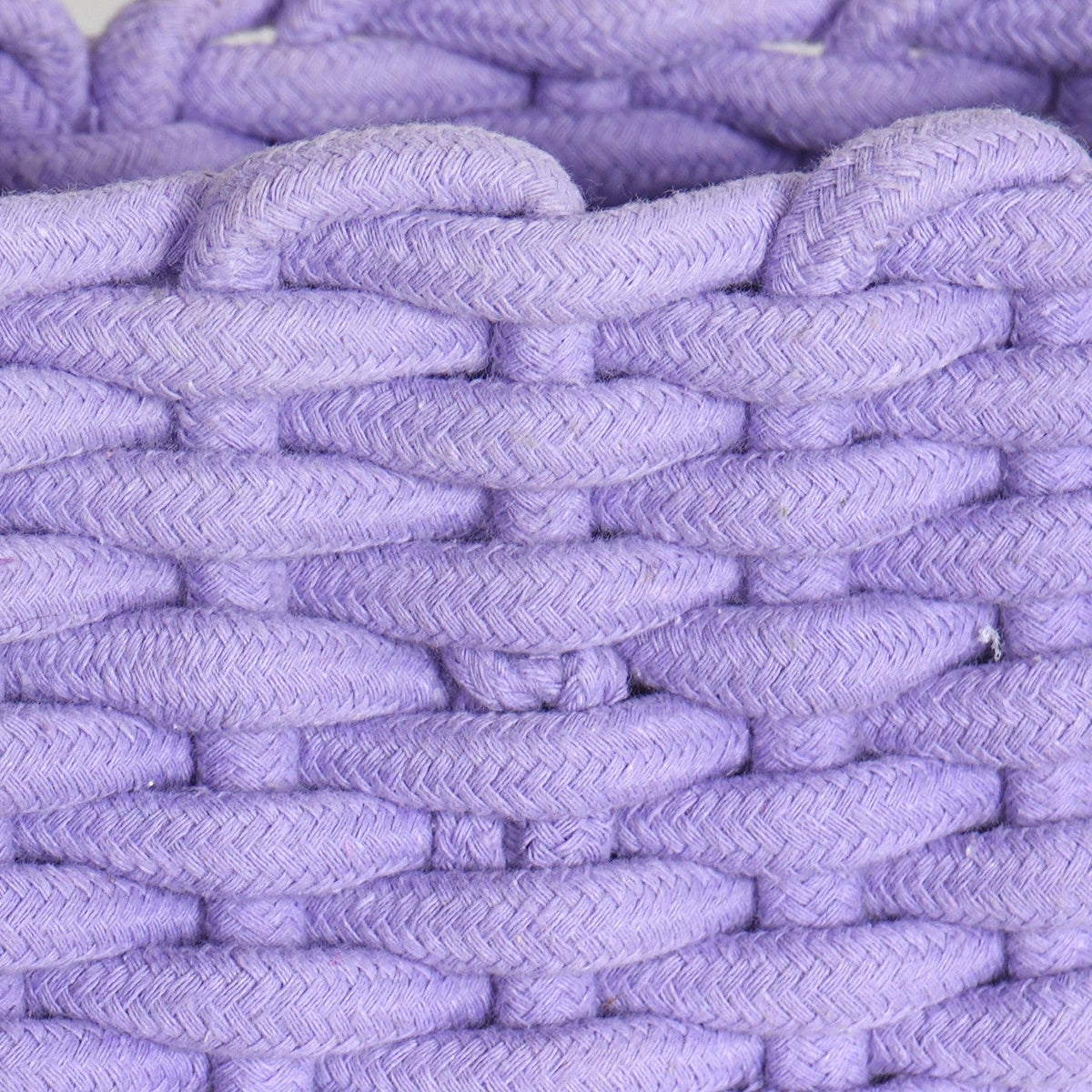 Lavender Rope Style Small Basket 21cm Nestasia