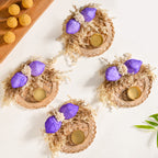 Lavender Sola Bud Tea Light Holder Set Of 4 Nestasia