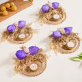 Lavender Sola Bud Tea Light Holder Set Of 4 Nestasia