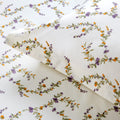 Lavender Vine Queen Size Pure Cotton Bedding Set 254x229cm Nestasia