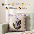 Lavender Breeze Pure Cotton Cushion Cover 46x46cm Nestasia