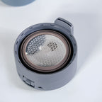 Thermox Double Wall Insulated Travel Mug With Strainer Onyx Grey 450ml Nestasia