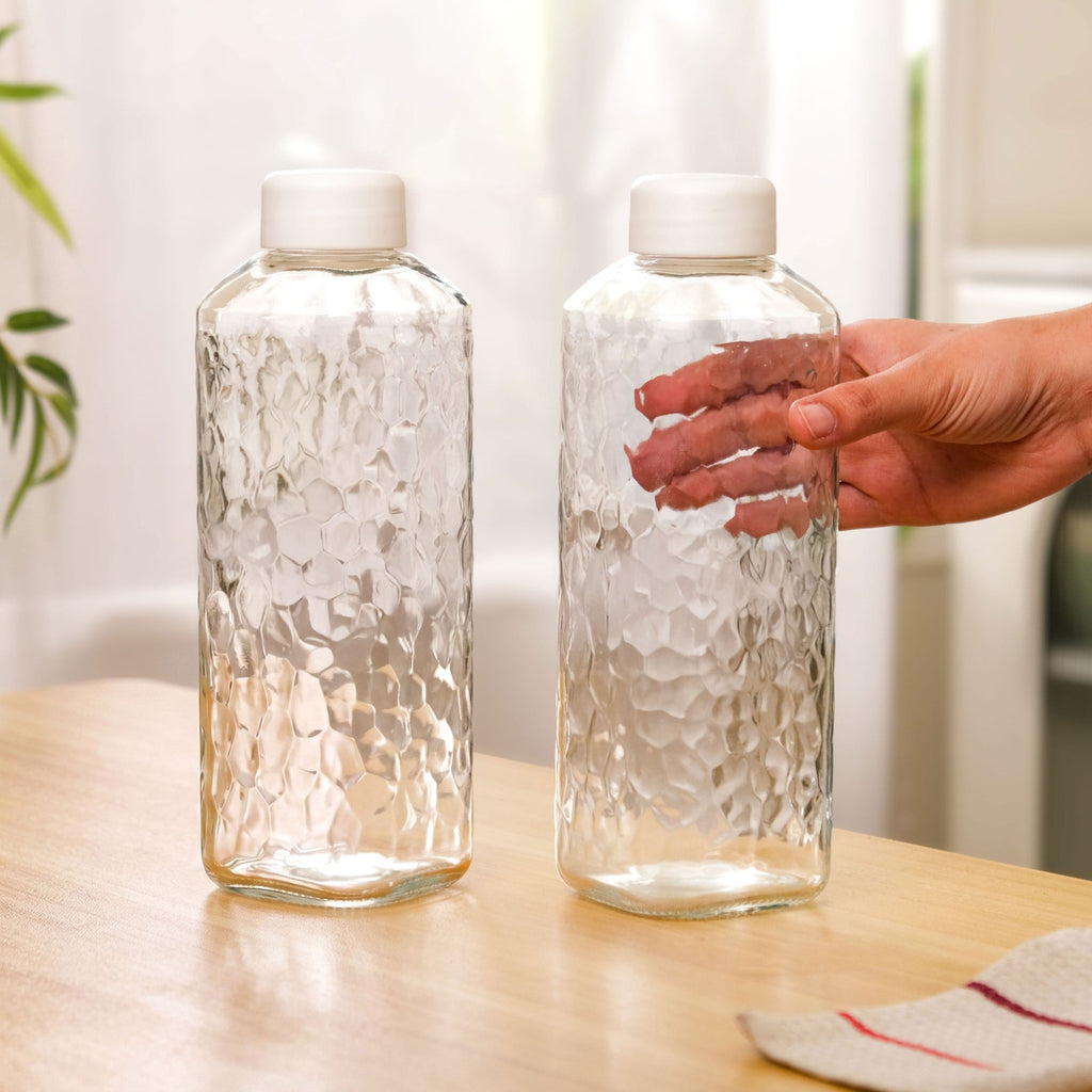 Leakproof Glass Bottle Set Of 2 980ml Nestasia