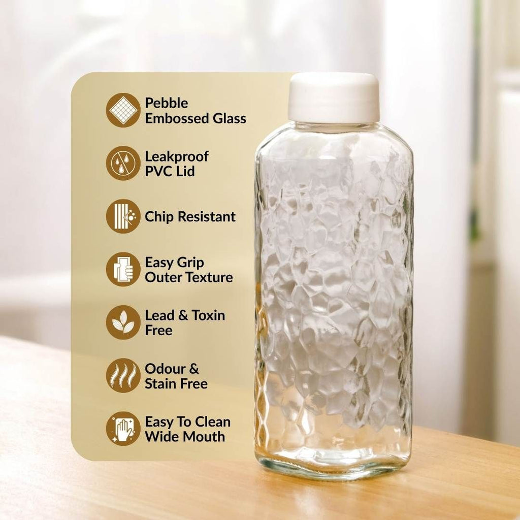 Leakproof Glass Bottle Set Of 2 980ml Nestasia
