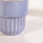 Snugsy Lilac Stackable Ceramic Cup Set Of 4 280ml Nestasia