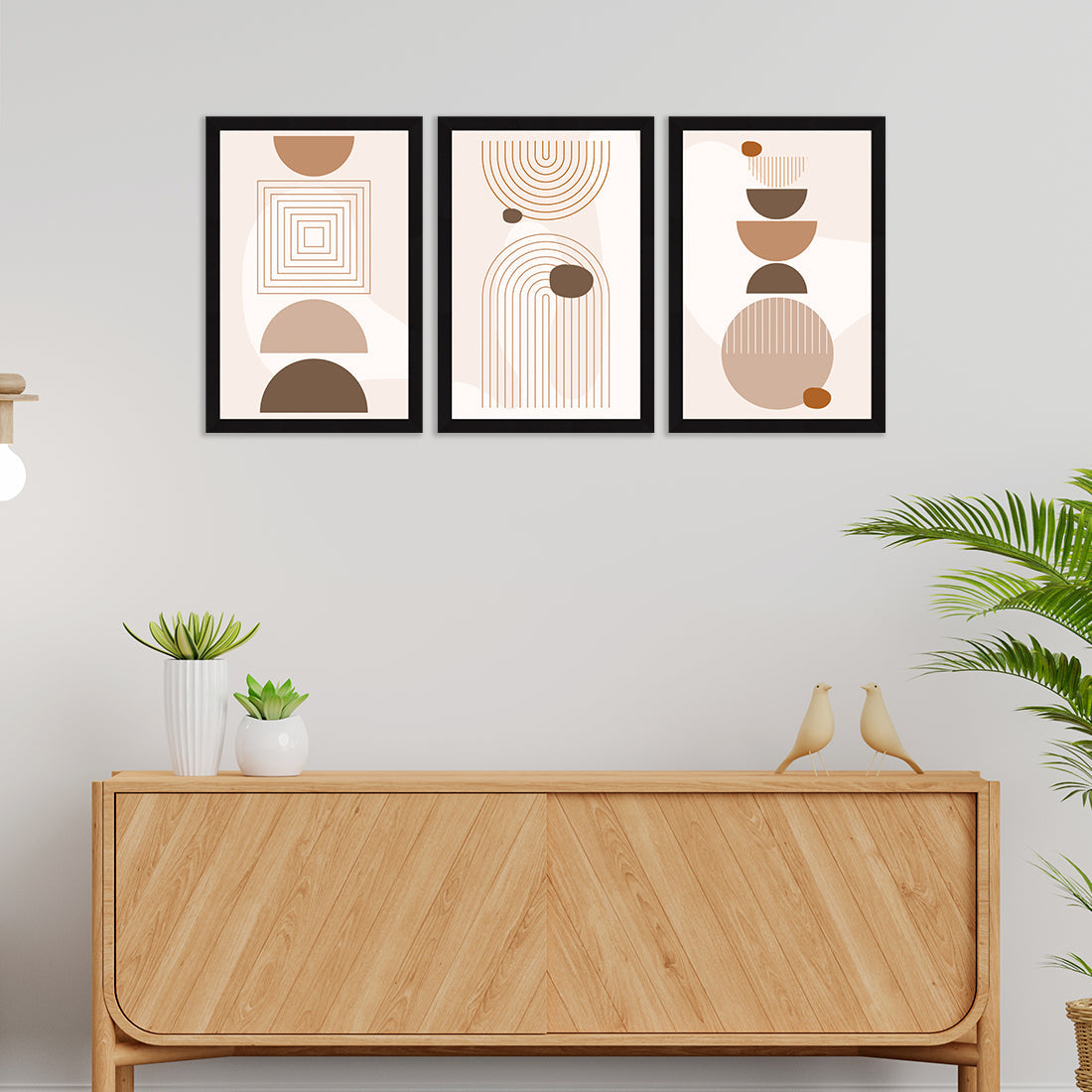 Boho Painting For Wall Decoration, Set of 3 AXIII-30-BOH ArtX