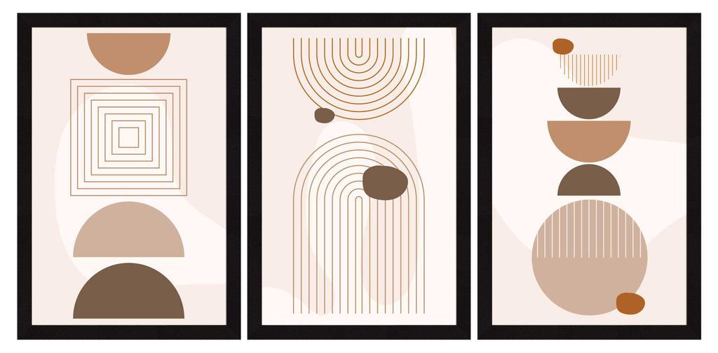 Boho Painting For Wall Decoration, Set of 3 AXIII-30-BOH ArtX