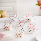 Little Hearts Cup Set Of 6 120ml Nestasia
