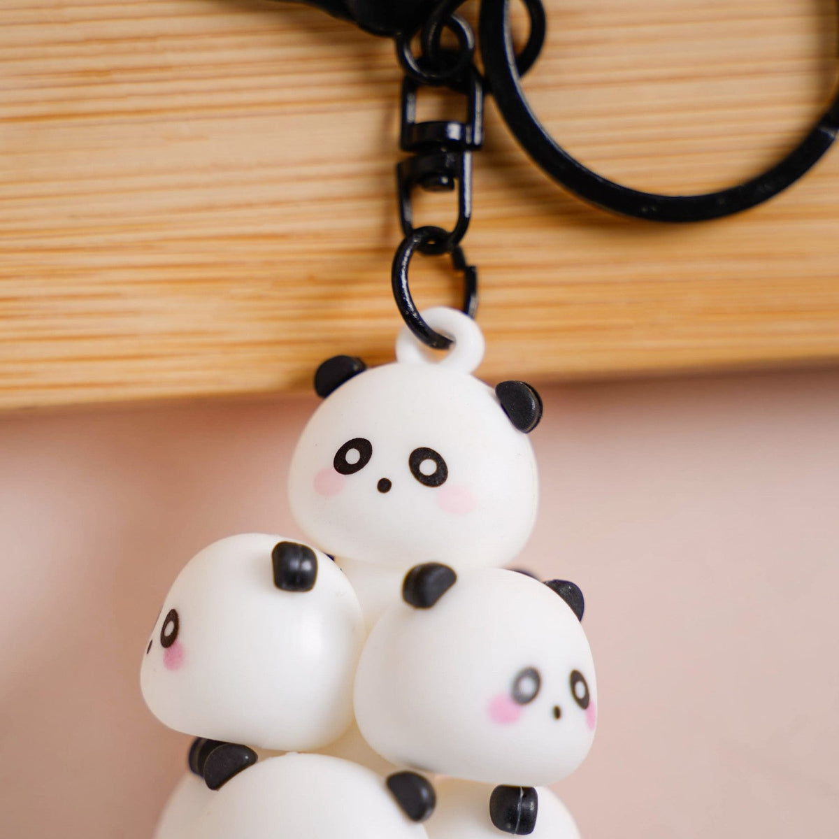 Little Pandas Keychain With Dual Hooks Nestasia