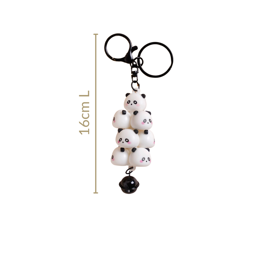 Little Pandas Keychain With Dual Hooks Nestasia