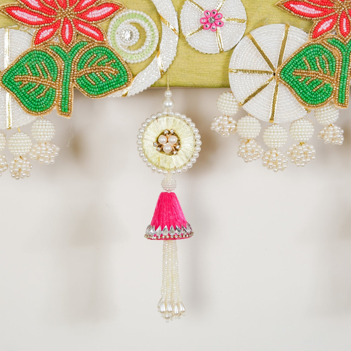 Lotus Pearl Toran For Door Nestasia