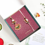 Lotus Royale Rakhi And Lumba Gift Set Nestasia