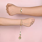 Lotus Royale Rakhi And Lumba Gift Set Nestasia