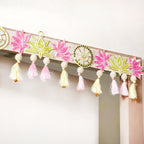 Lotus Threadwork Toran With Beads And Tassels Nestasia