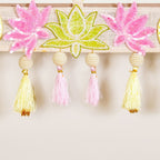 Lotus Threadwork Toran With Beads And Tassels Nestasia