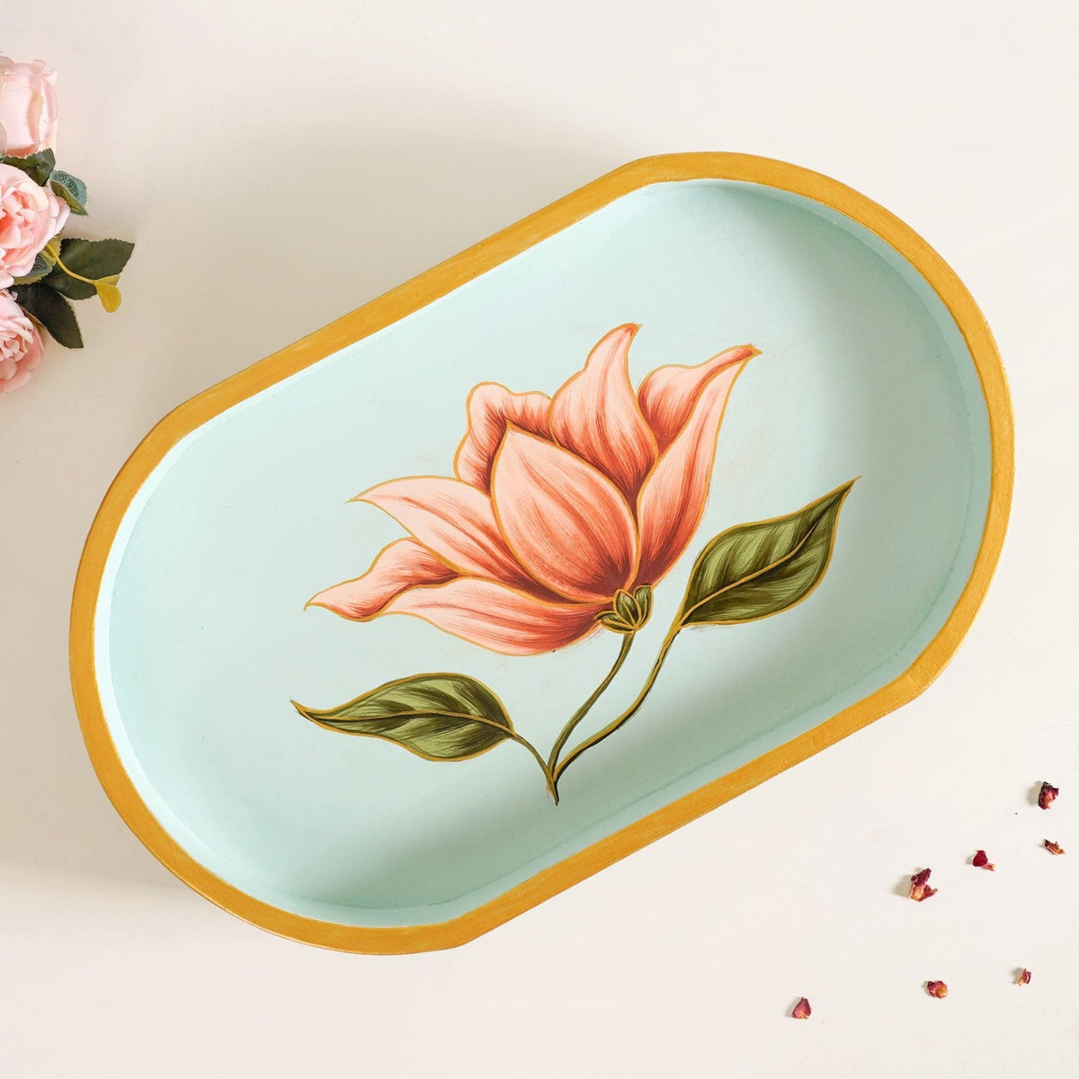 Lotus Royale Hand Painted Capsule Tray Nestasia