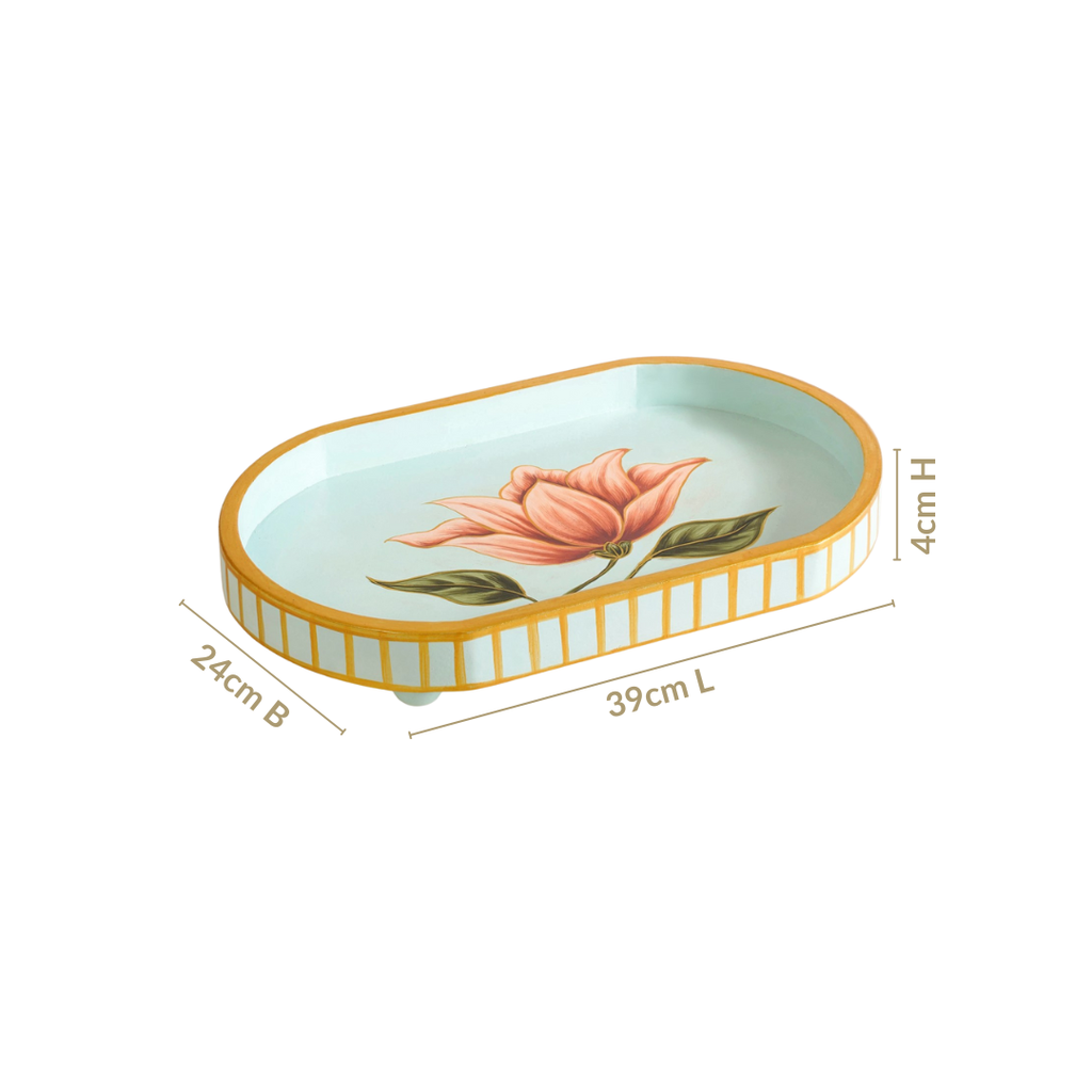 Lotus Royale Hand Painted Capsule Tray Nestasia
