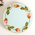 Lotus Royale Hand Painted Lazy Susan 15inch Nestasia