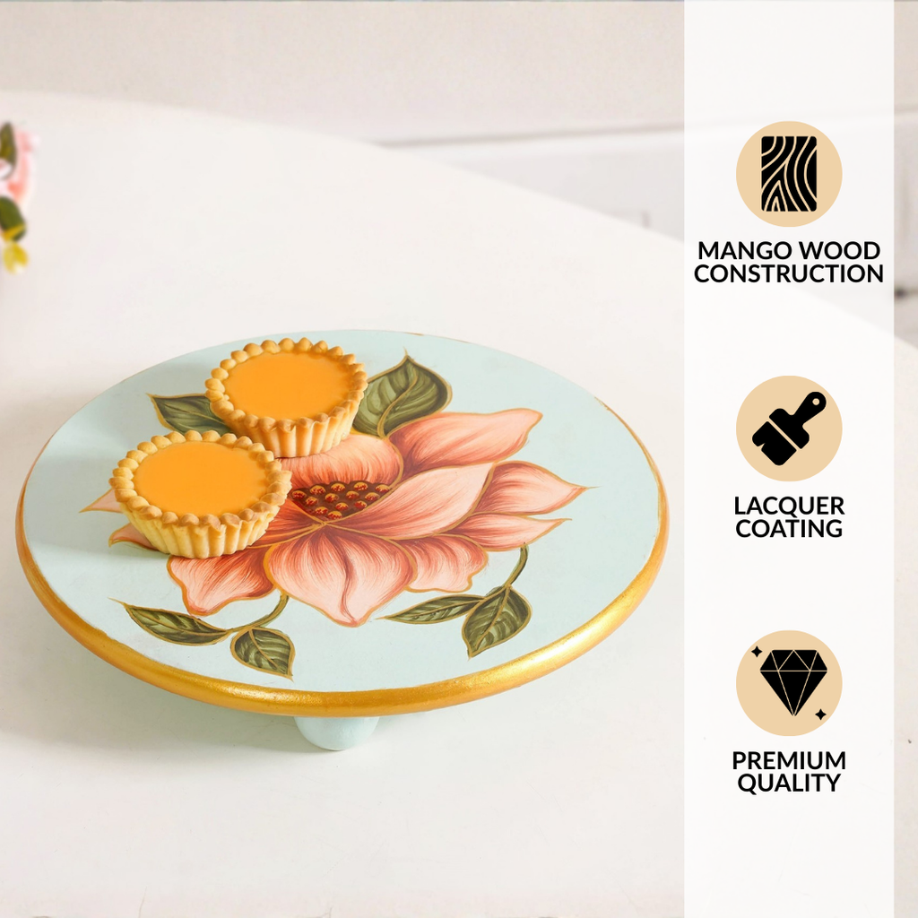 Lotus Royale Round Hand Painted Trivet Nestasia