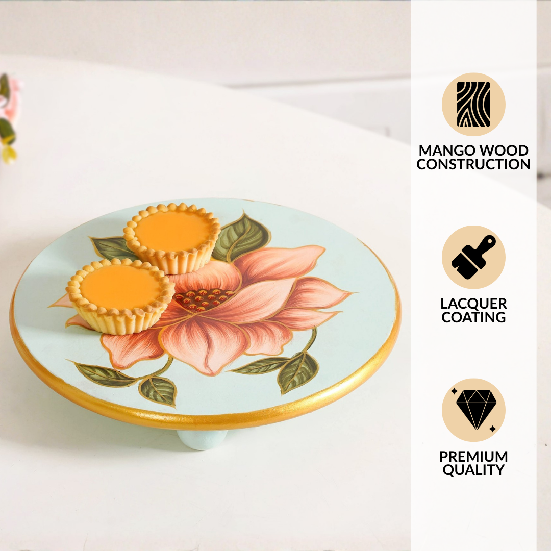Lotus Royale Round Hand Painted Trivet Nestasia