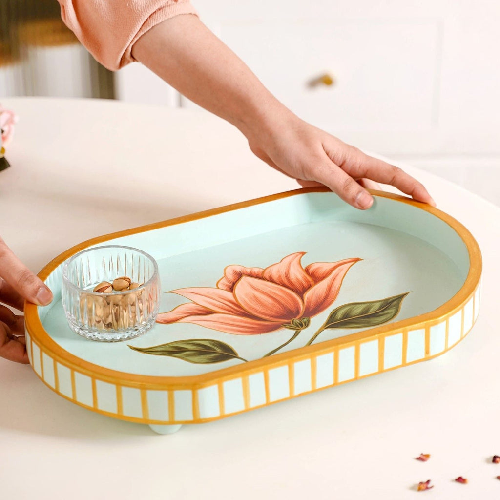 Lotus Royale Hand Painted Capsule Tray Nestasia
