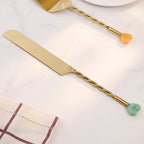 Love At First Slice Cake Knife And Server Set Of 2 Nestasia