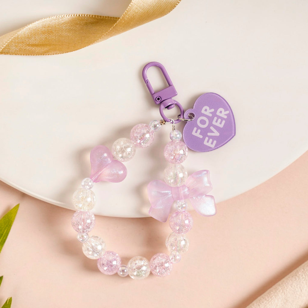 Love Forever Lavender Charm Keychain Nestasia