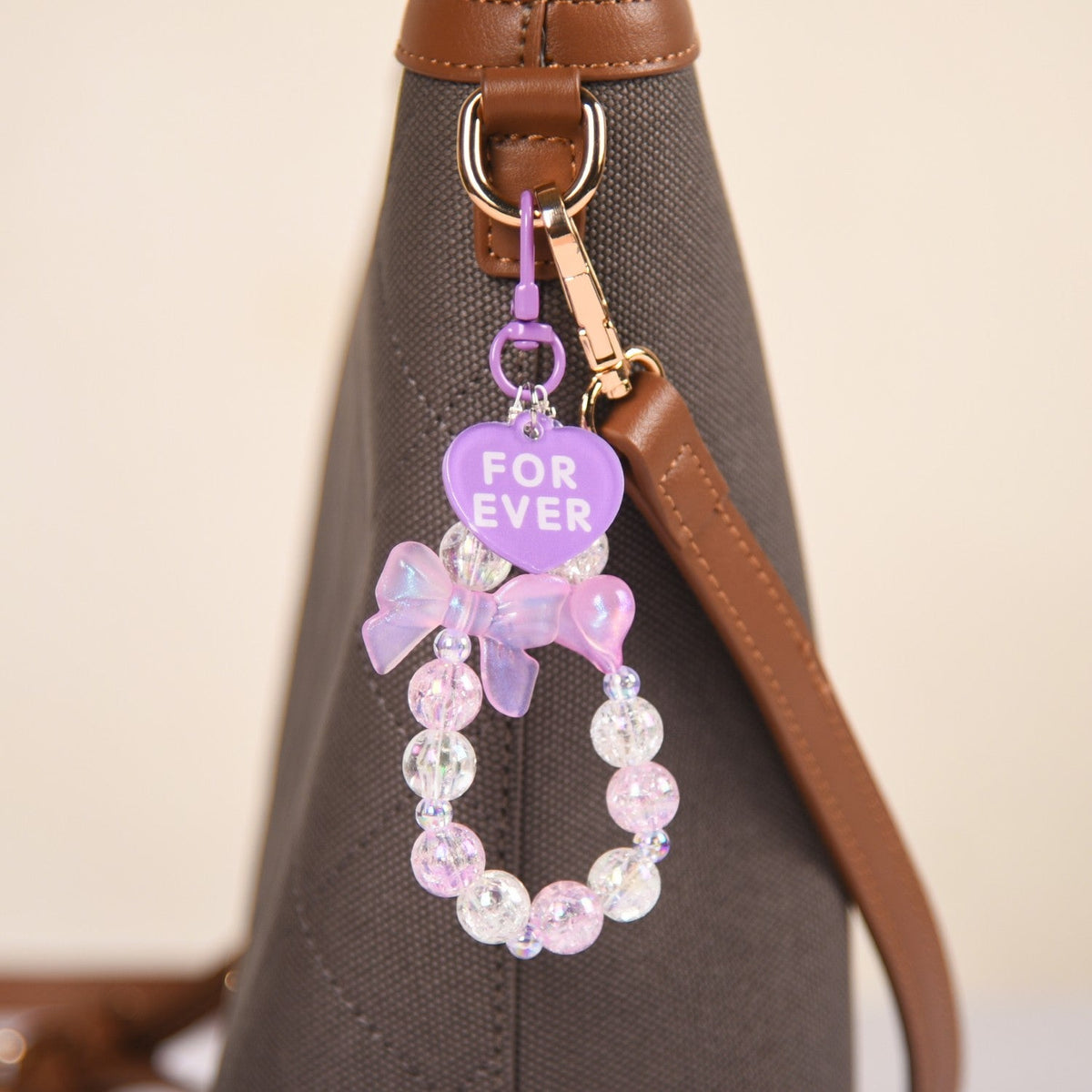 Love Forever Lavender Charm Keychain Nestasia