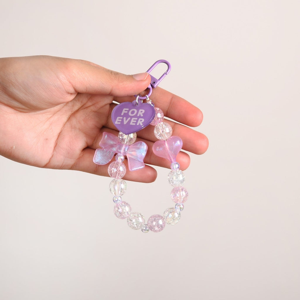 Love Forever Lavender Charm Keychain Nestasia