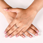 Lovestruck Bypass Gold Ring Nestasia