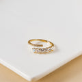 Lovestruck Bypass Gold Ring Nestasia