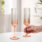 Lumos Champagne Glass Set Of 2 210ml Nestasia
