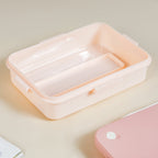 Lunch Box With 4 Compartments Pink 900ml Nestasia