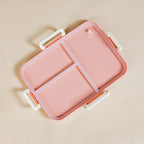Lunch Box With 4 Compartments Pink 900ml Nestasia