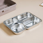 Insulated Bento Lunch Box With 4 Sections 900ml Nestasia
