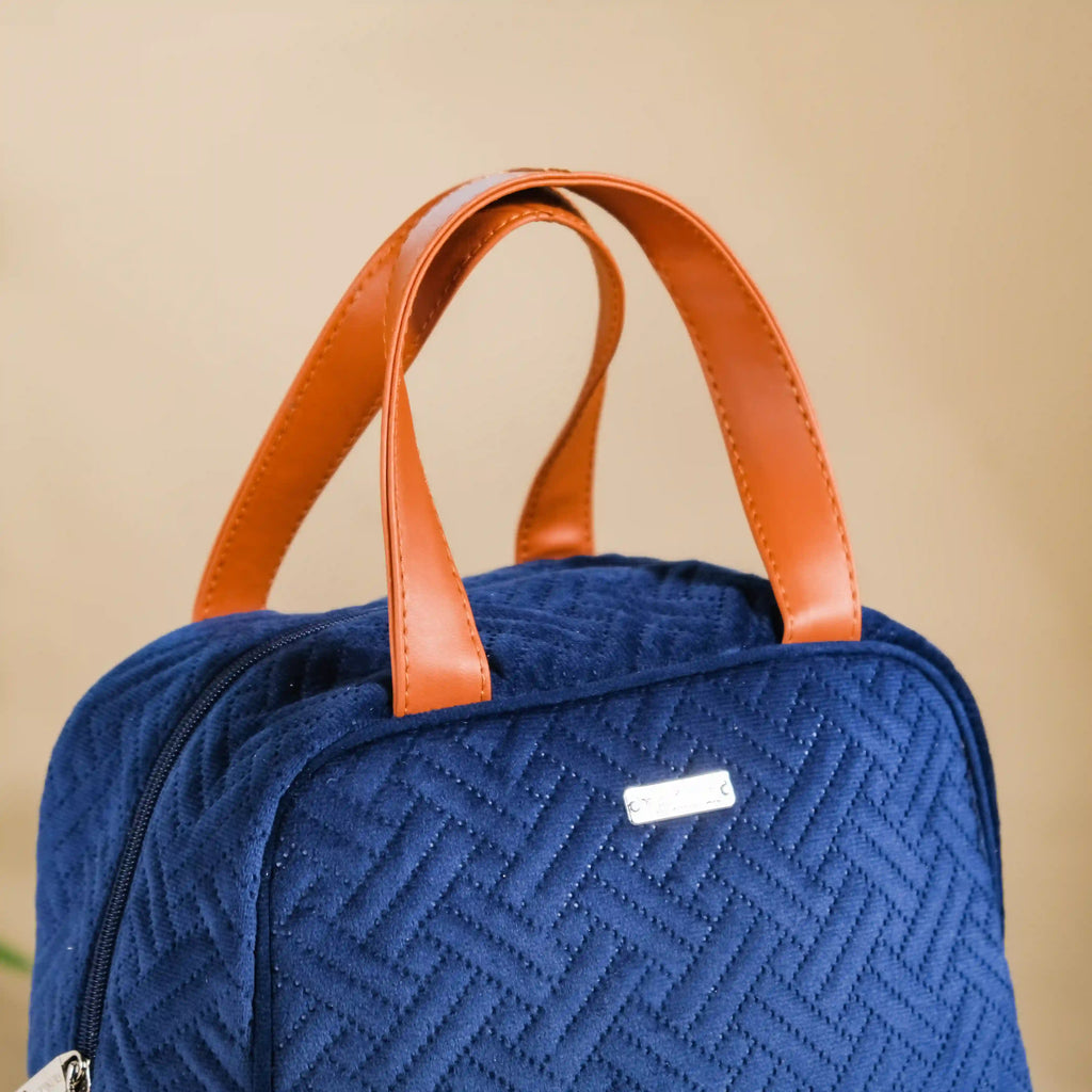Portable Thermal Insulated Lunch Bag Blue Nestasia