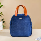 Portable Thermal Insulated Lunch Bag Blue Nestasia