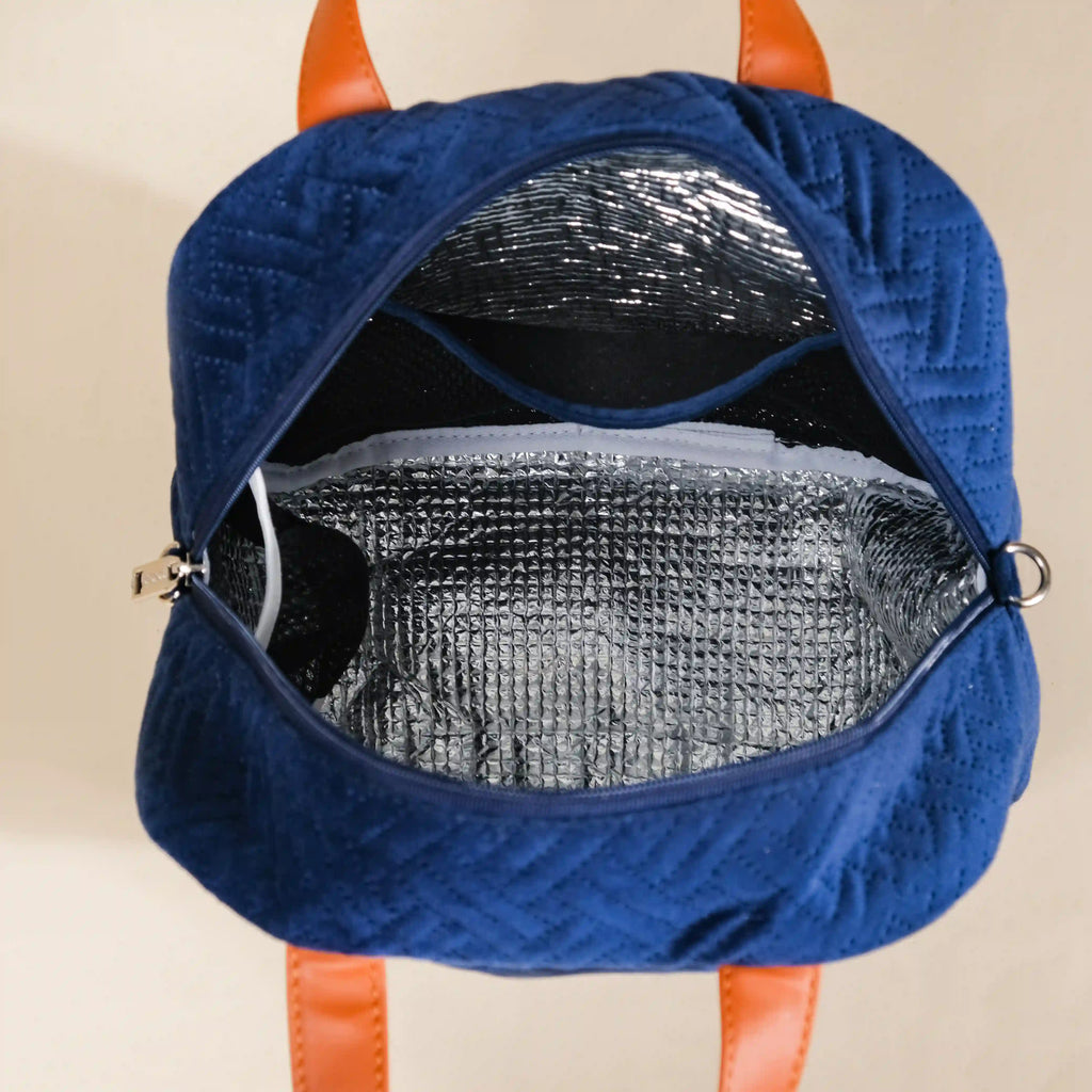 Portable Thermal Insulated Lunch Bag Blue Nestasia