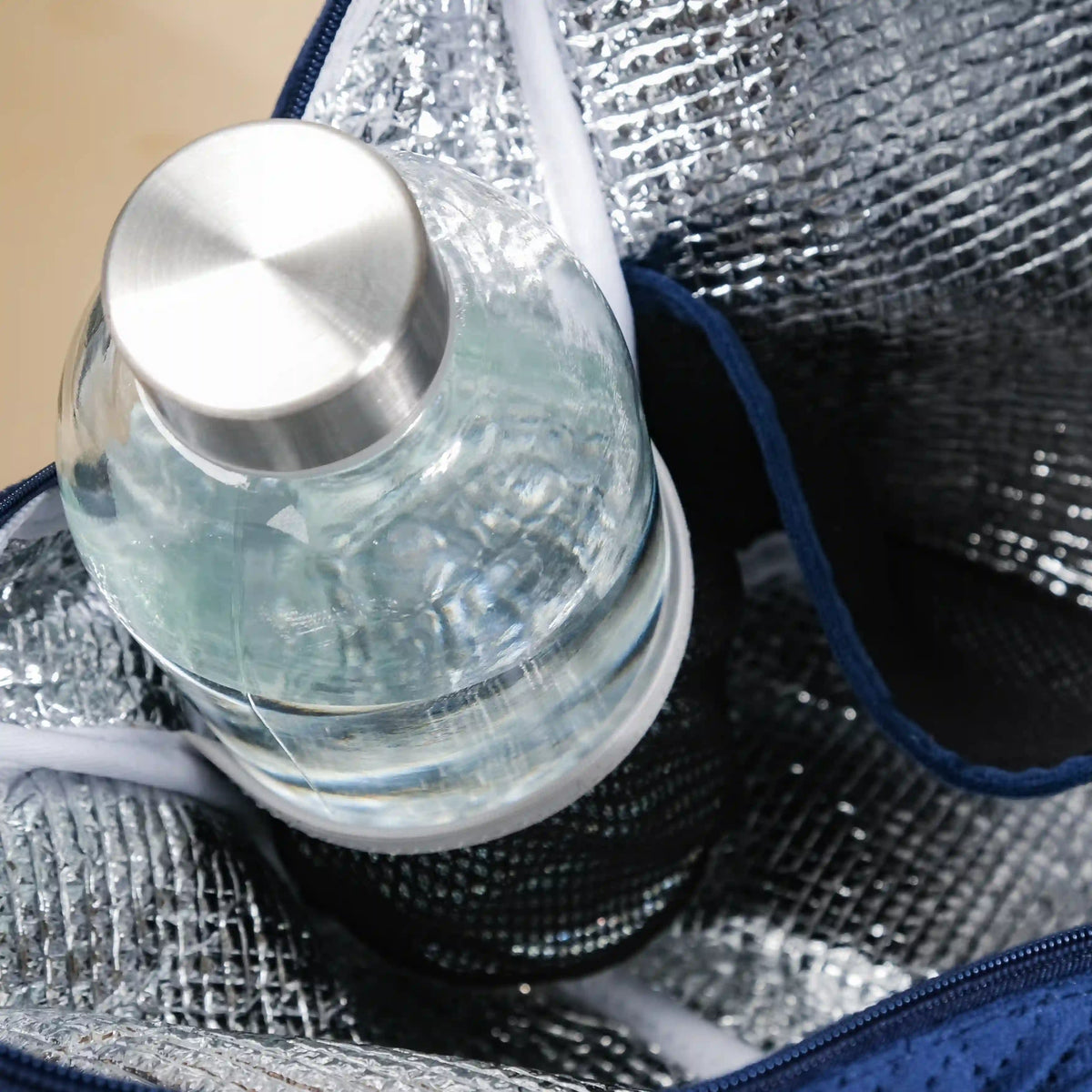 Portable Thermal Insulated Lunch Bag Blue Nestasia