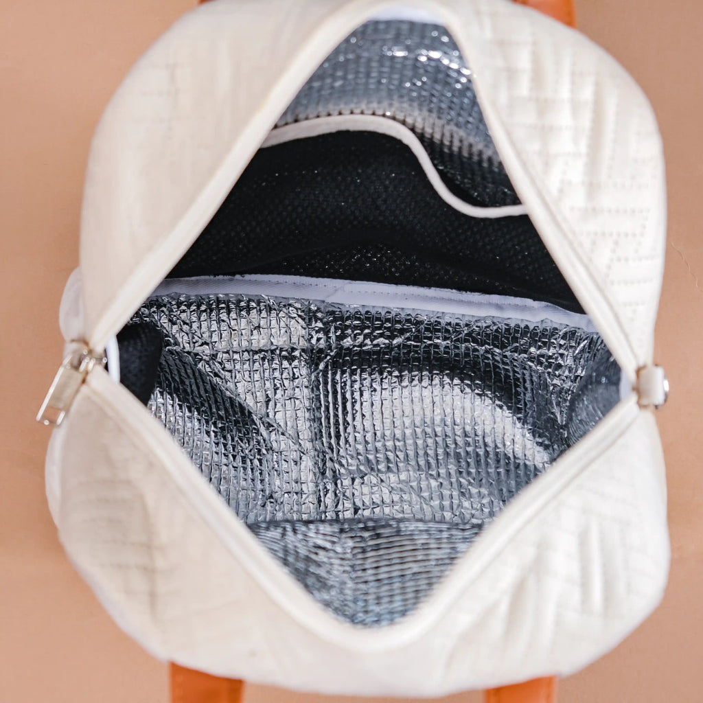 Thermal Insulated Lunch Bag For Office Off White Nestasia