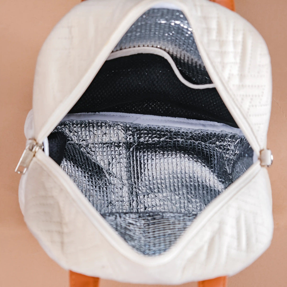 Thermal Insulated Lunch Bag For Office Off White Nestasia