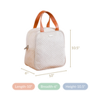 Thermal Insulated Lunch Bag For Office Off White Nestasia