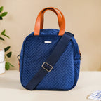 Portable Thermal Insulated Lunch Bag Blue Nestasia