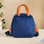 Portable Thermal Insulated Lunch Bag Blue Nestasia