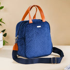 Portable Thermal Insulated Lunch Bag Blue Nestasia